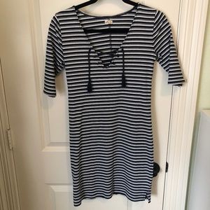 Striped Bodycon Dress